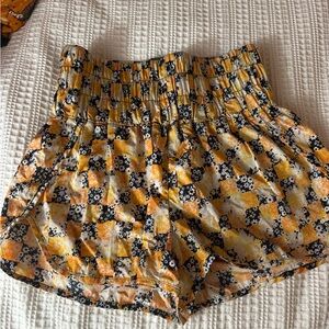 Free People Floral Shorts